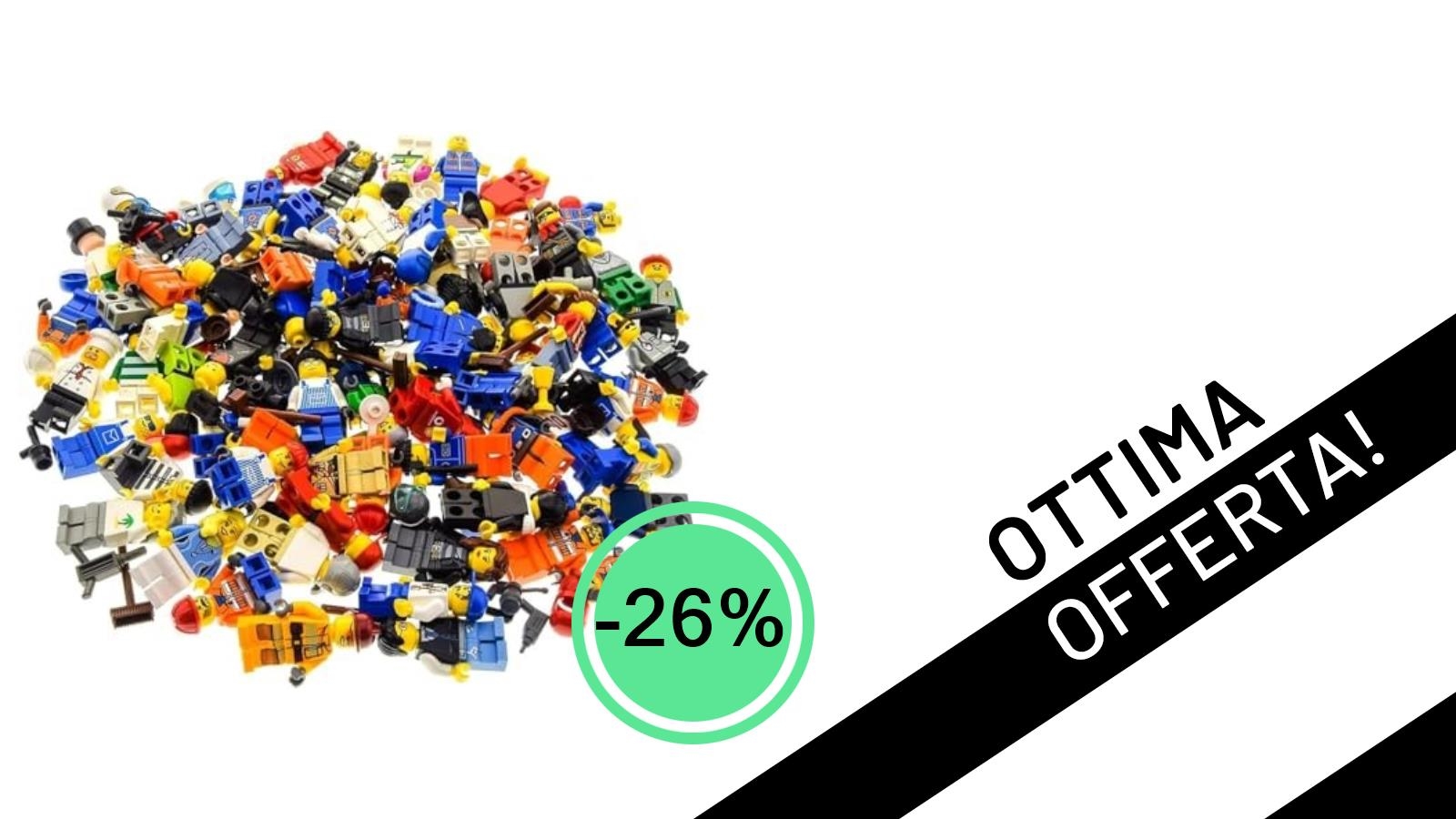 Un'offerta imperdibile sui personaggi LEGO: 10 minifigure assortite a soli 25,99€!