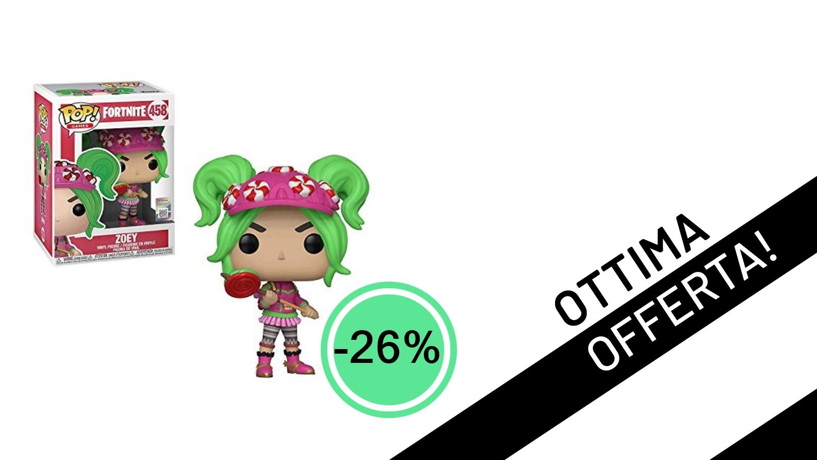 Il Funko POP! di Zoey da Fortnite è in offerta a un prezzo incredibile: non fartelo scappare!