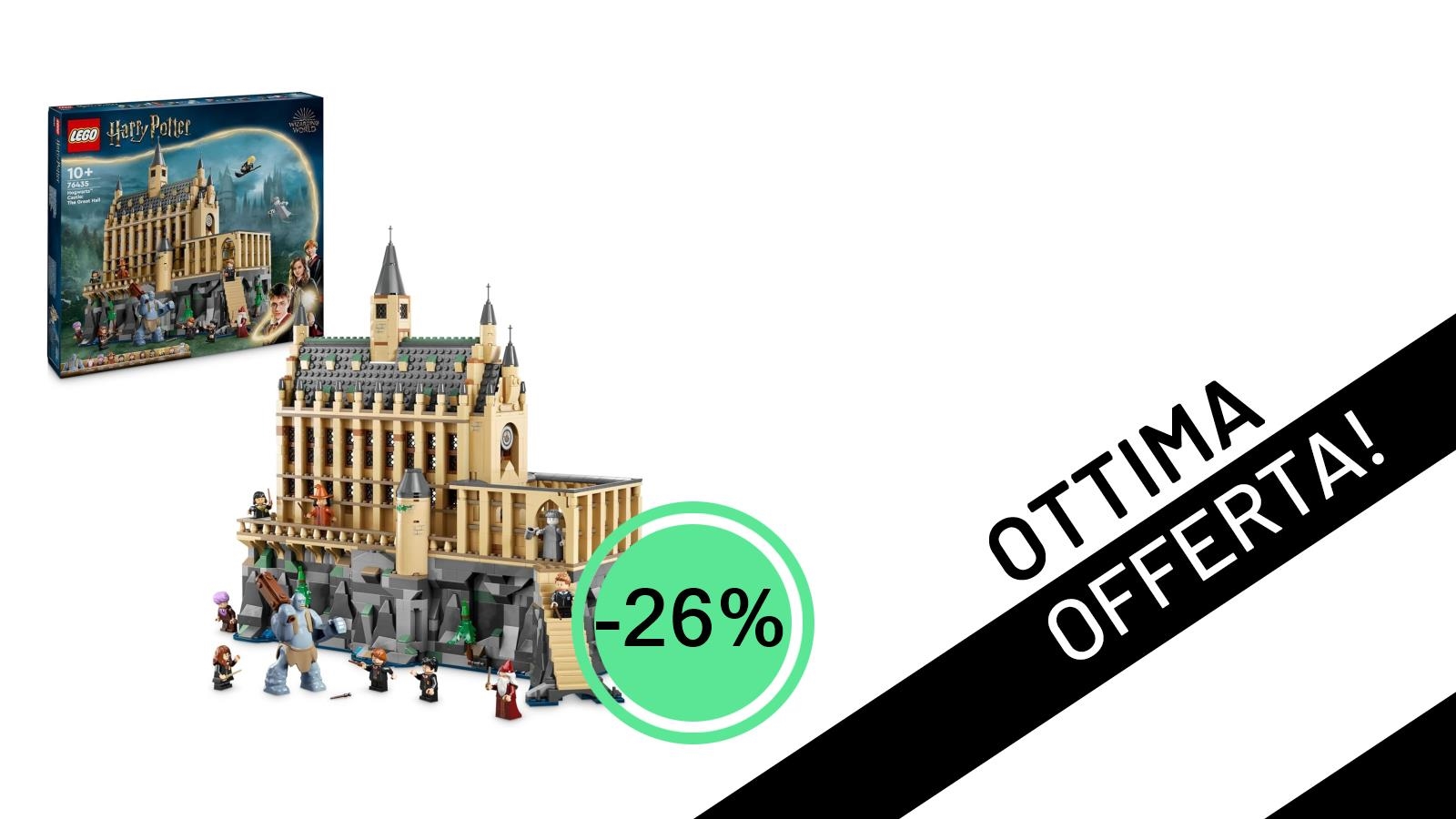 Rivivi la Magia: Il Castello di Hogwarts LEGO Harry Potter in Offerta Scontato del 26%!