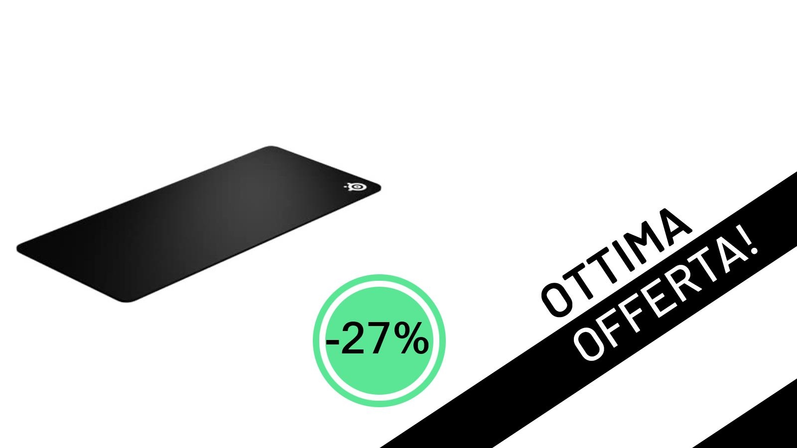 Offerta Imperdibile: SteelSeries QcK XXL Heavy, il Tuo Mousepad da Gaming XXL a Soli 32,99€!