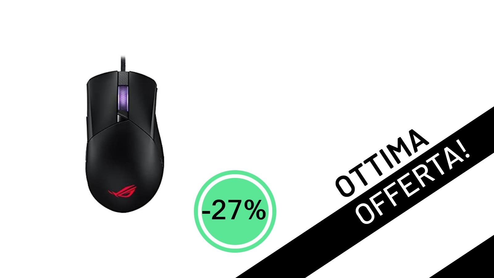 ASUS ROG Gladius III: il mouse gaming definitivo con il -27% di sconto, ora a soli 65,90€!