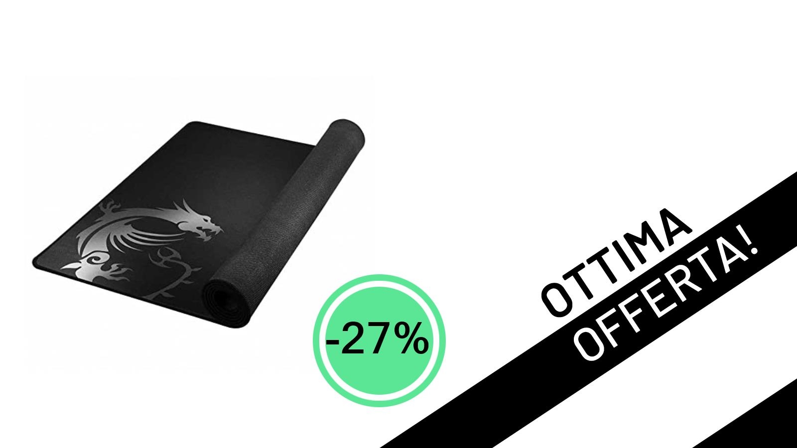 MSI AGILITY GD80: Il Mouse Pad Gaming XXXL che trasforma la tua postazione, ora al -27%!