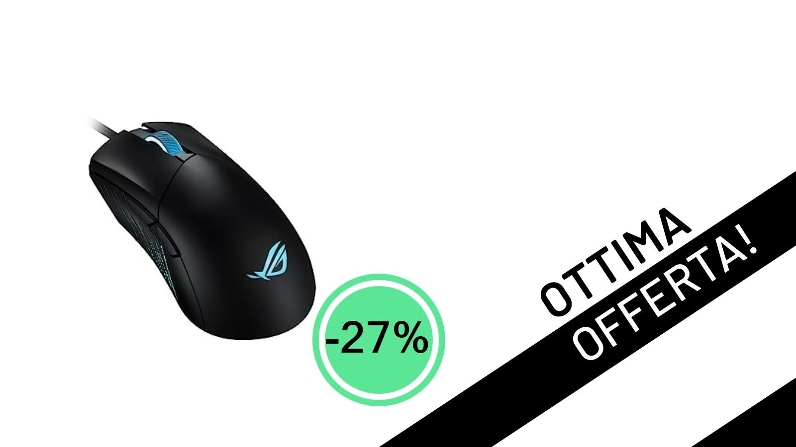 ASUS ROG Gladius III: il mouse gaming definitivo con il -27% di sconto, ora a soli 65,90€!