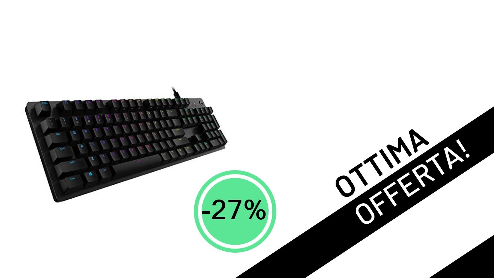 Logitech G G512: La Tastiera Gaming Essenziale Scontata del 27% a soli 101,19€!