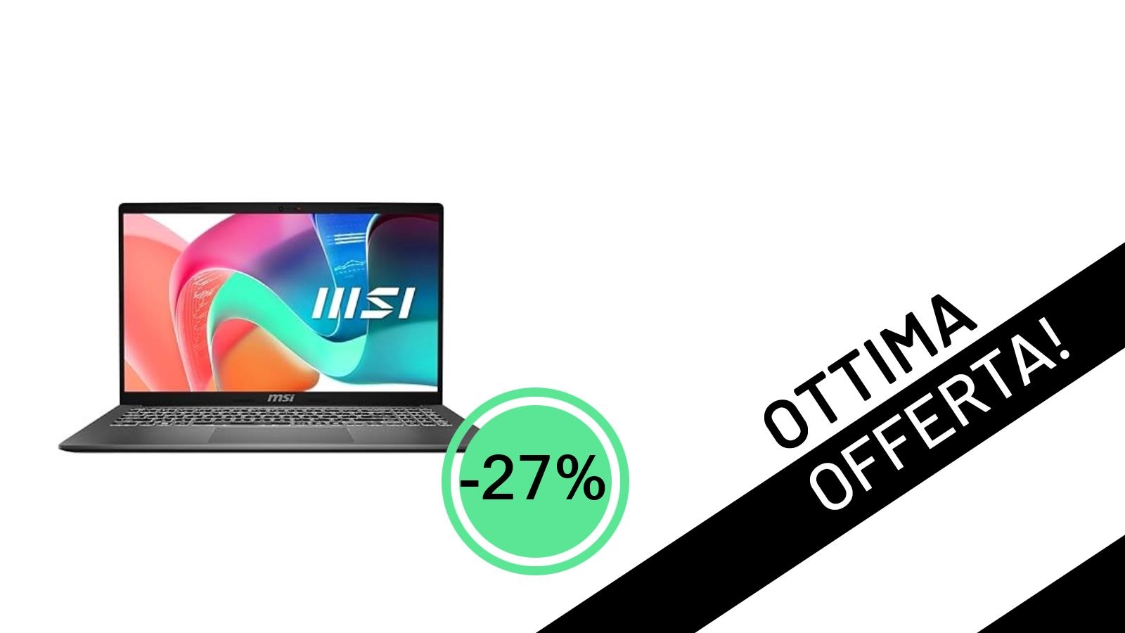 MSI Modern 15: Il Notebook Versatile con Intel i5-1335U a un Prezzo Mai Visto!