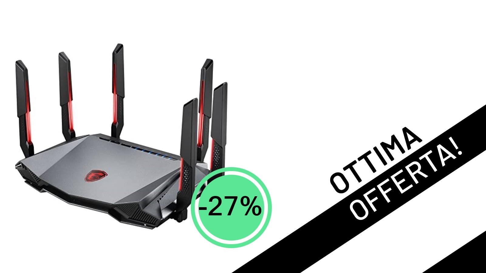 Offerta Imperdibile: Il Router Gaming MSI RadiX AXE6600 WiFi 6E Scontato del 27% a soli 249€!