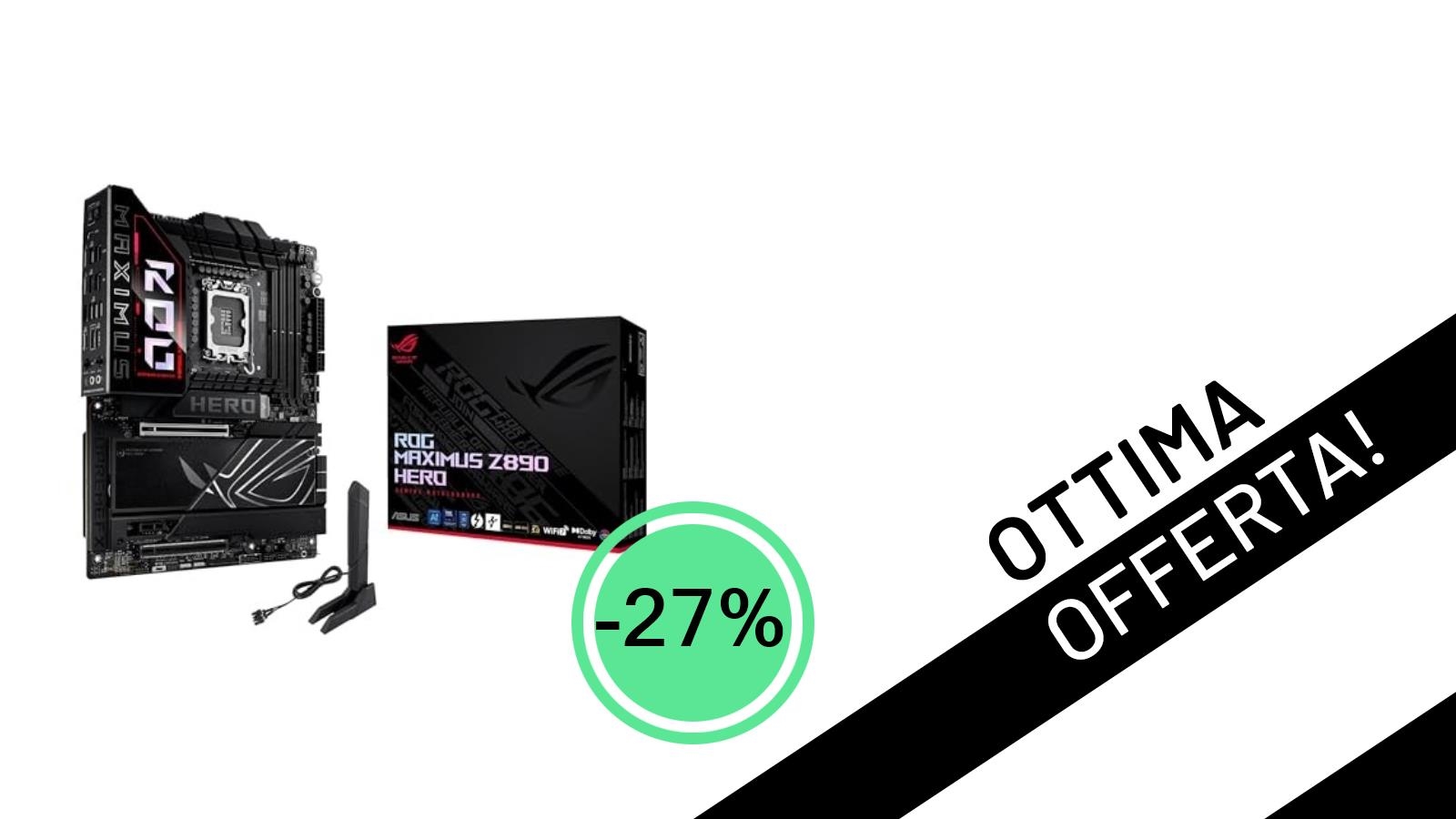 ASUS ROG Maximus Z890 Hero: La Scheda Madre Definitiva Scontata del -27% ad un Prezzo Mai Visto!