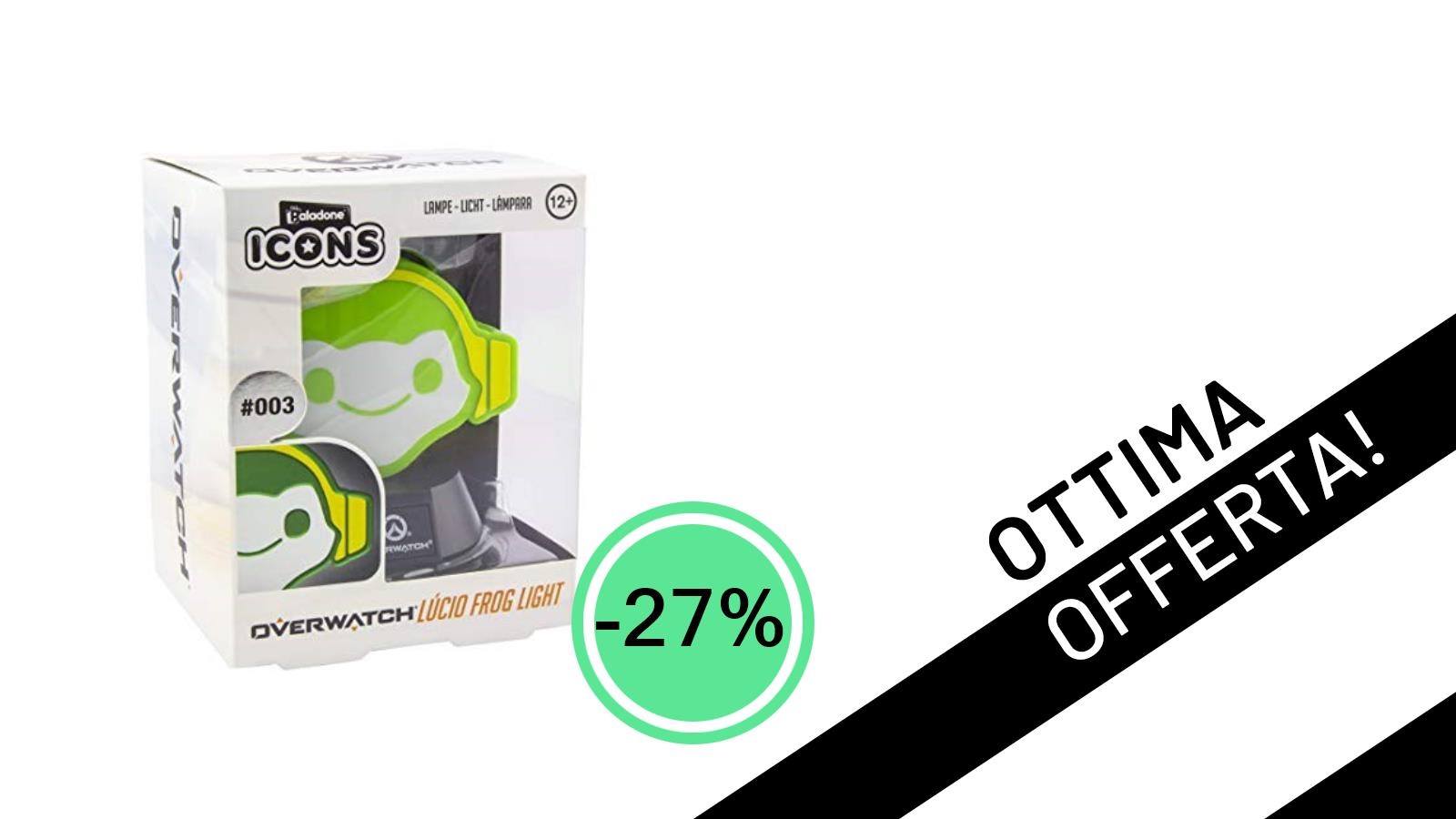 Illumina la tua passione per Overwatch: la lampada di Lucio Paladone è tua a soli 11,77€!
