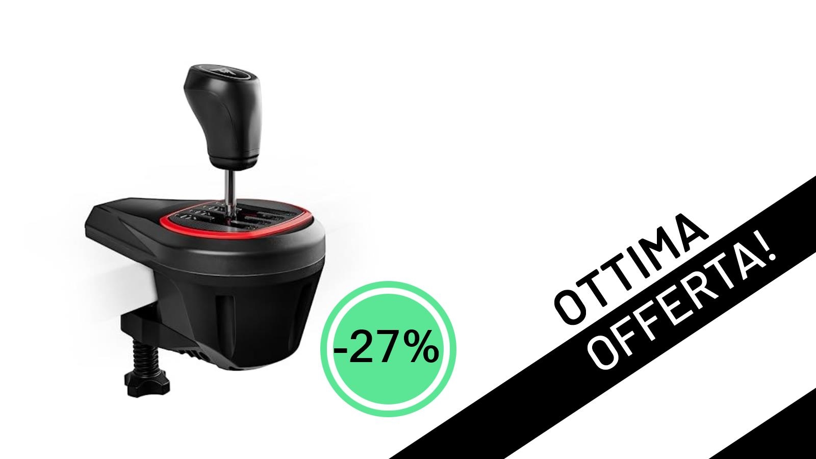 Thrustmaster TH8S Shifter: Il cambio a 8 marce per la tua postazione di guida in offerta imperdibile a soli 49,99€!