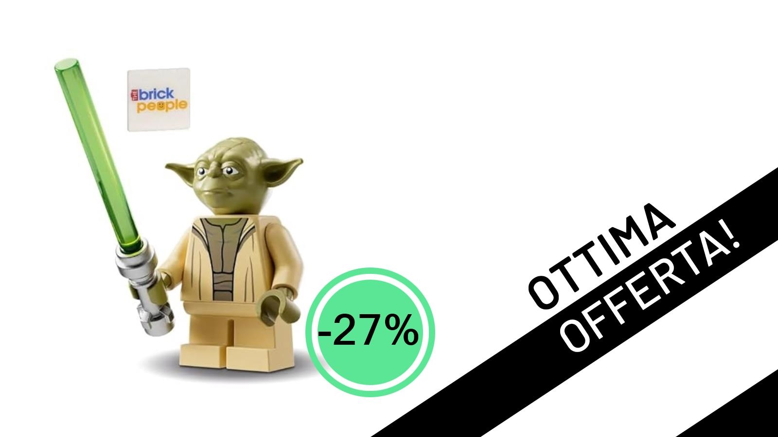 Il Maestro Yoda LEGO Star Wars a soli 13,51€: un'offerta da non perdere!