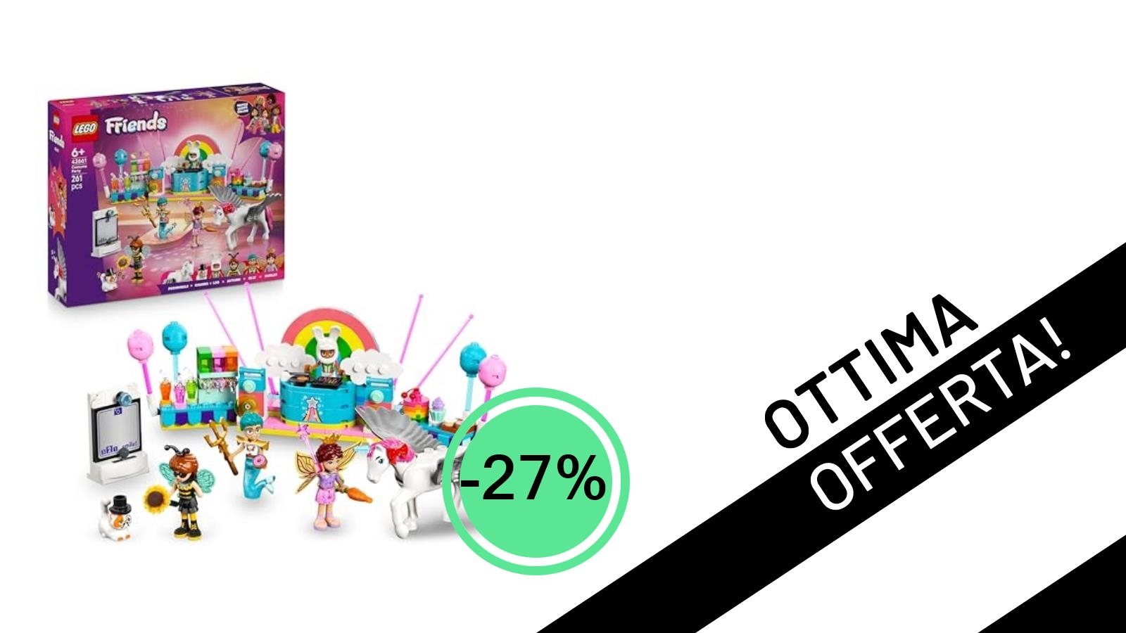 Festa LEGO Friends da Sogno: Il Party in Costume con Unicorno e Fatina è Scontato del -27%!