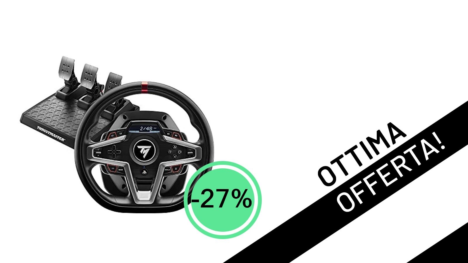 Sfreccia in Pista con il Thrustmaster T248: Volante da Corsa in Offerta a €255,00!