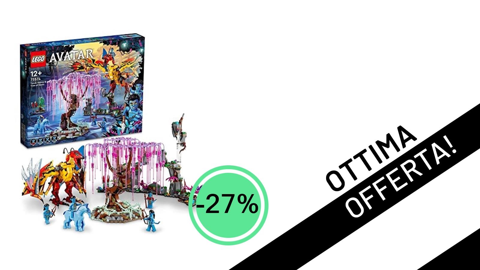 Offerta Irripetibile: LEGO Avatar Toruk Makto e l’Albero delle Anime al -27%!