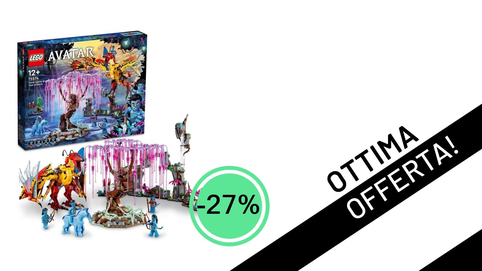 Offerta Irripetibile: LEGO Avatar Toruk Makto e l’Albero delle Anime al -27%!