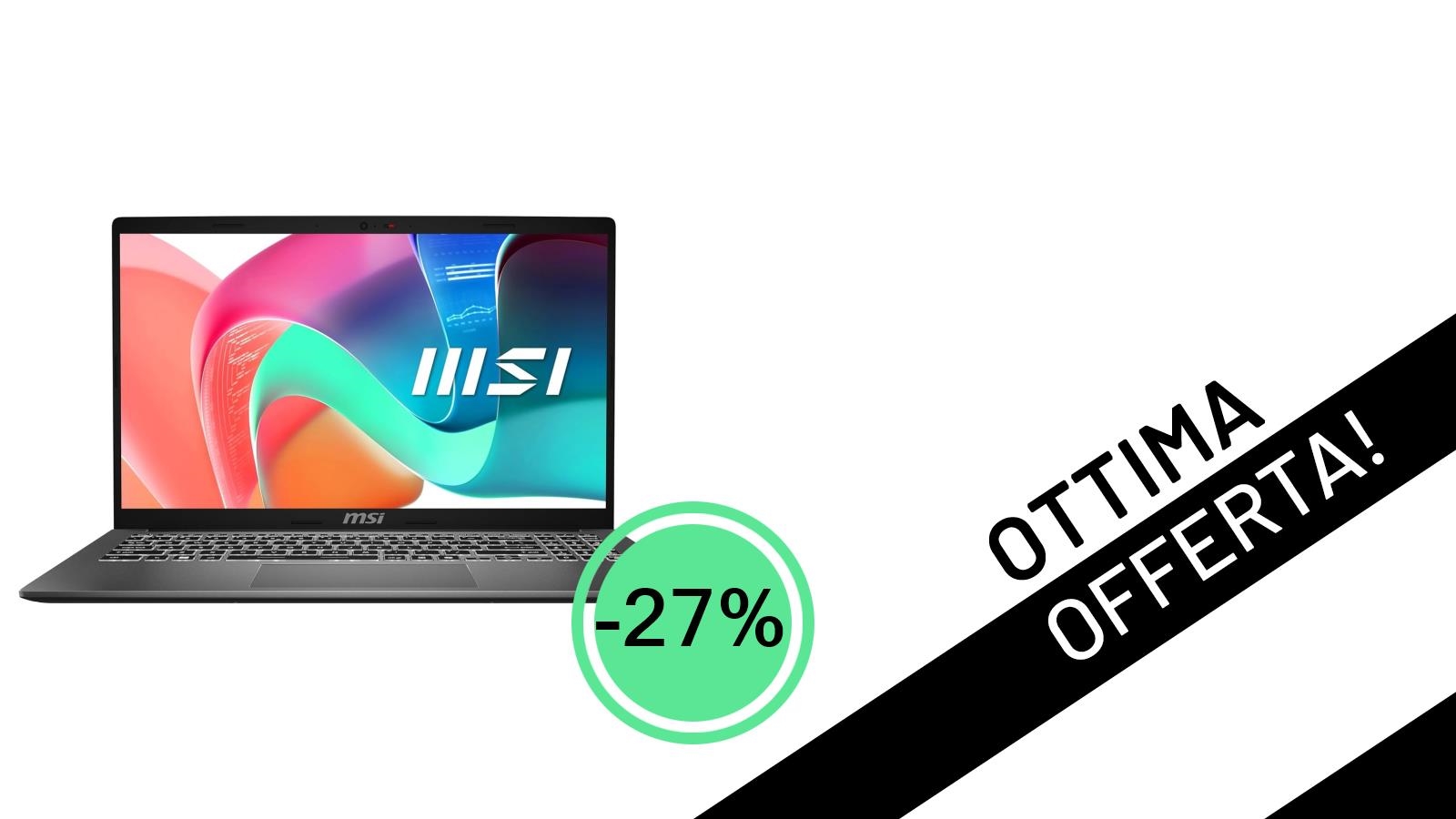 MSI Modern 15: Il Notebook Versatile con Intel i5-1335U a un Prezzo Mai Visto!