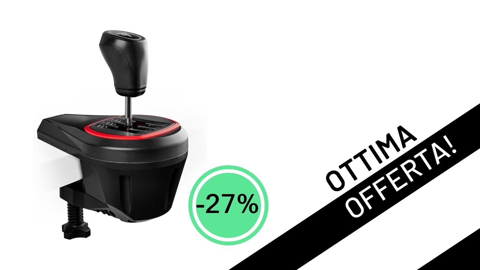 Thrustmaster TH8S Shifter: Il cambio a 8 marce per la tua postazione di guida in offerta imperdibile a soli 49,99€!