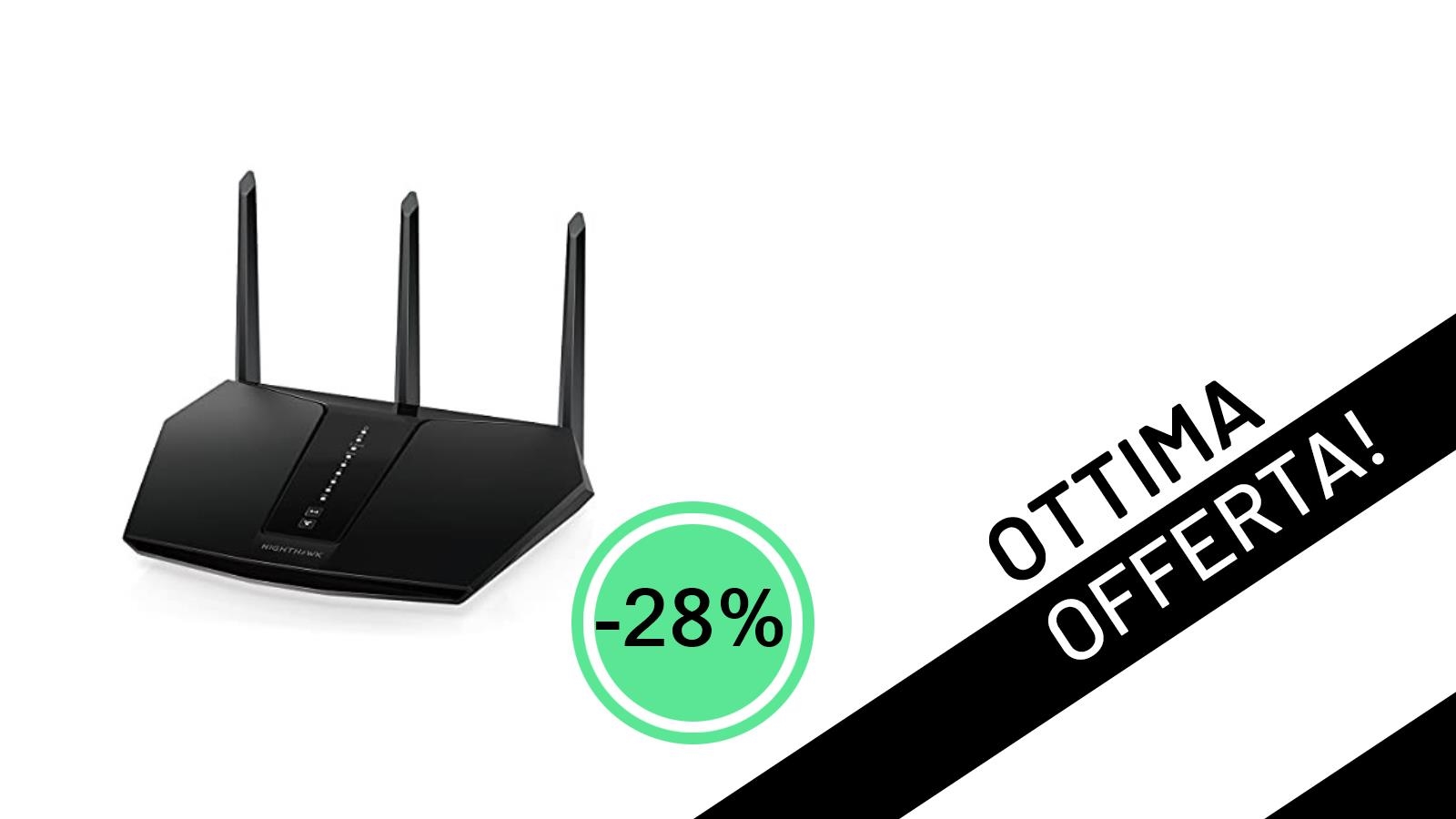 Prestazioni al Top con NETGEAR Nighthawk RAX30 WiFi 6: Router AX2400 in Offerta Imperdibile!