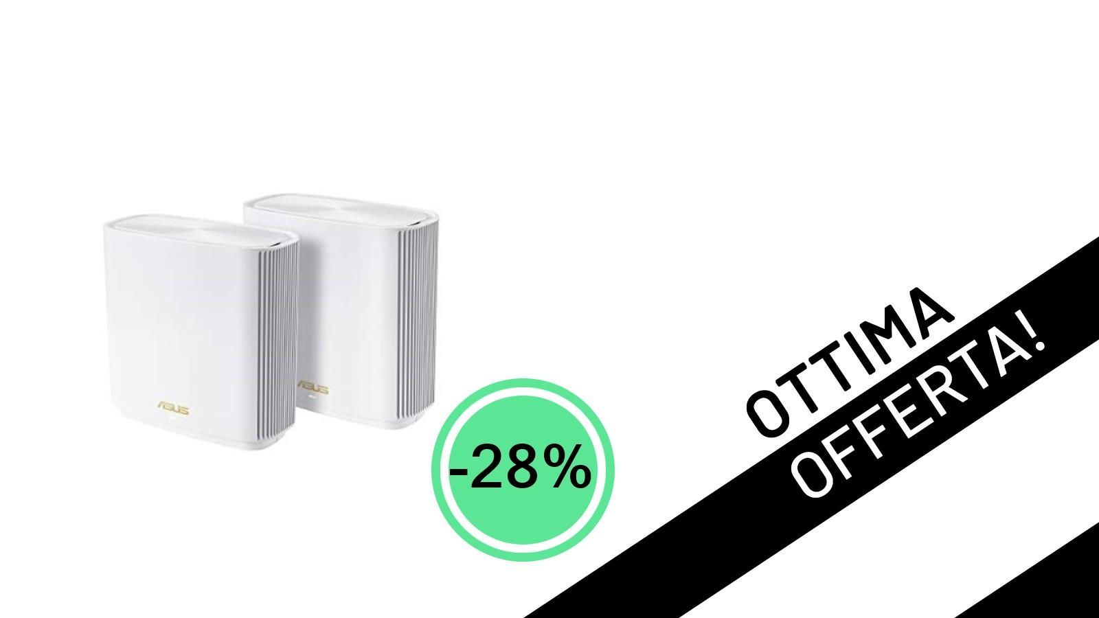 ASUS ZenWifi XT8: Il tuo Wi-Fi 6 Mesh Tri-Band a un Prezzo Mai Visto, Scontato del 28%!