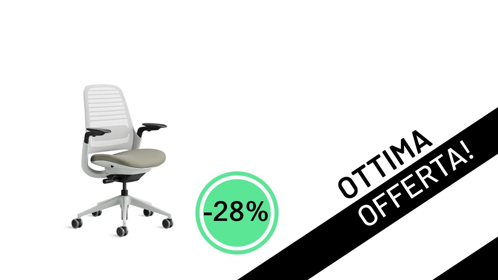 Offerta Shock: La Sedia Gaming Ergonomica Steelcase Series 1 al -28%!
