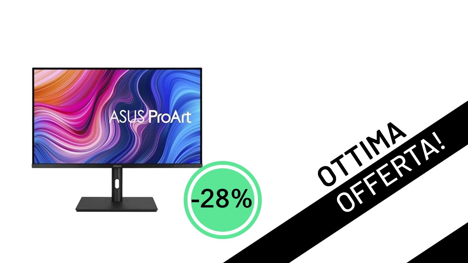 ASUS ProArt PA329CV: Il Monitor Professionale 4K al 28% di Sconto, un'Offerta Imperdibile!