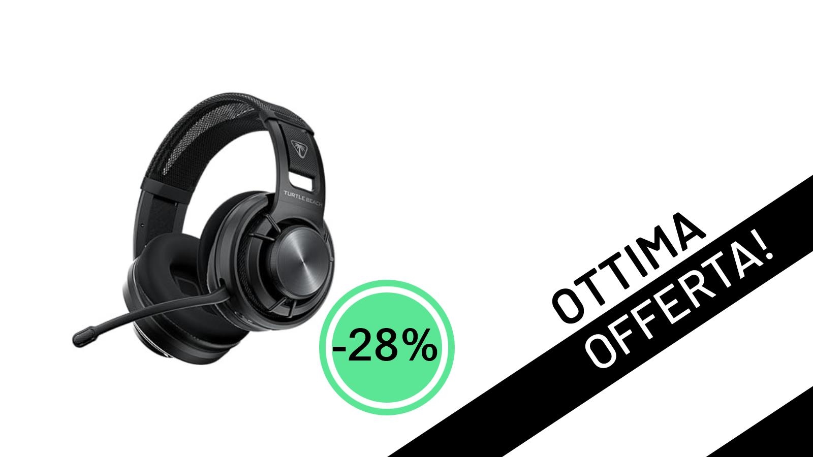 Affare Imperdibile! Le Cuffie Turtle Beach Atlas Air con Audio Hi-Fi a 24-bit Scontate del 28%