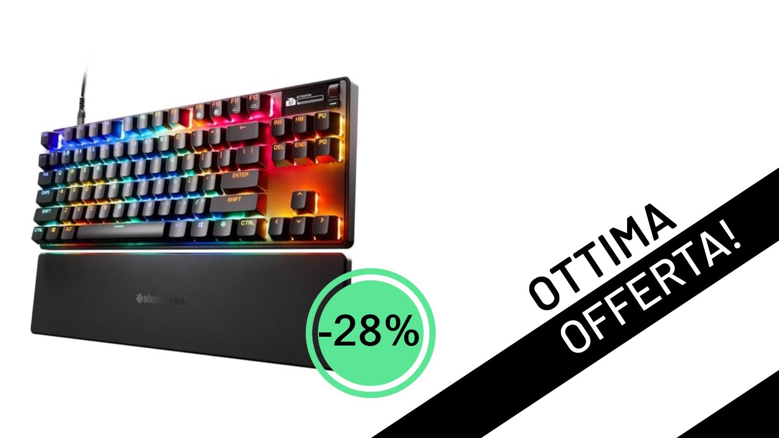 Offerta Imperdibile: La SteelSeries Apex Pro TKL Gen 3 Crolla a 179,99€ con il -28%!