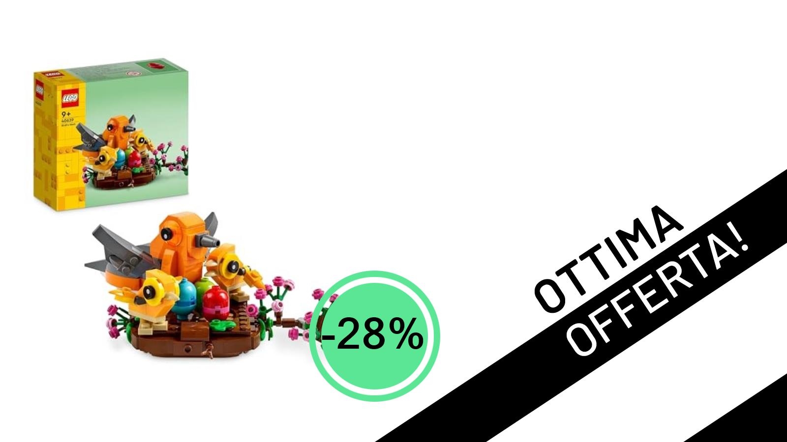 Offerta Imperdibile LEGO Creator: Il Nido dell'Uccellino con il 28% di Sconto, un Regalo Perfetto a Soli 15,86€!