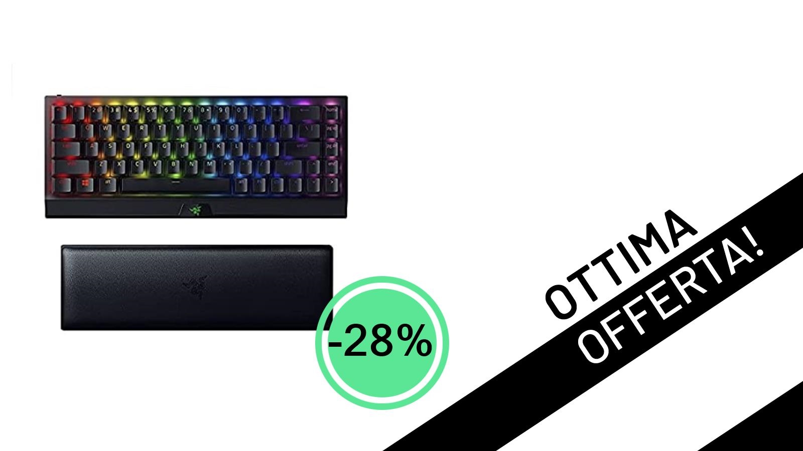 Razer BlackWidow V3 Tenkeyless: La Tastiera Gaming Definitiva Scontata del 28%!