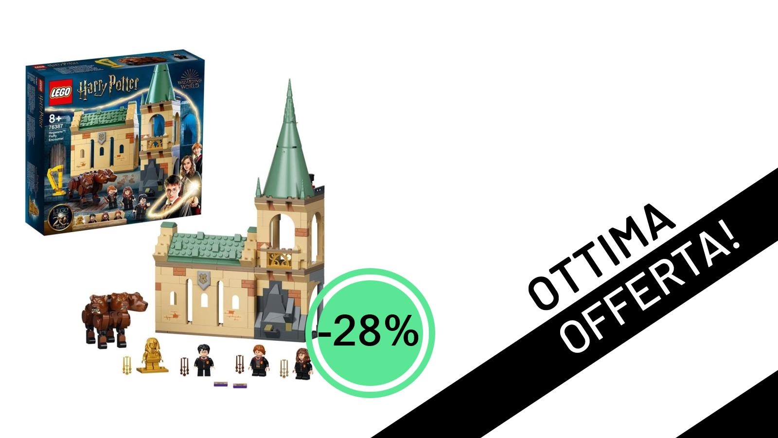 Offerta Imperdibile: Il LEGO Harry Potter "Incontro con Fuffi" di Hogwarts Scontato del 28%!