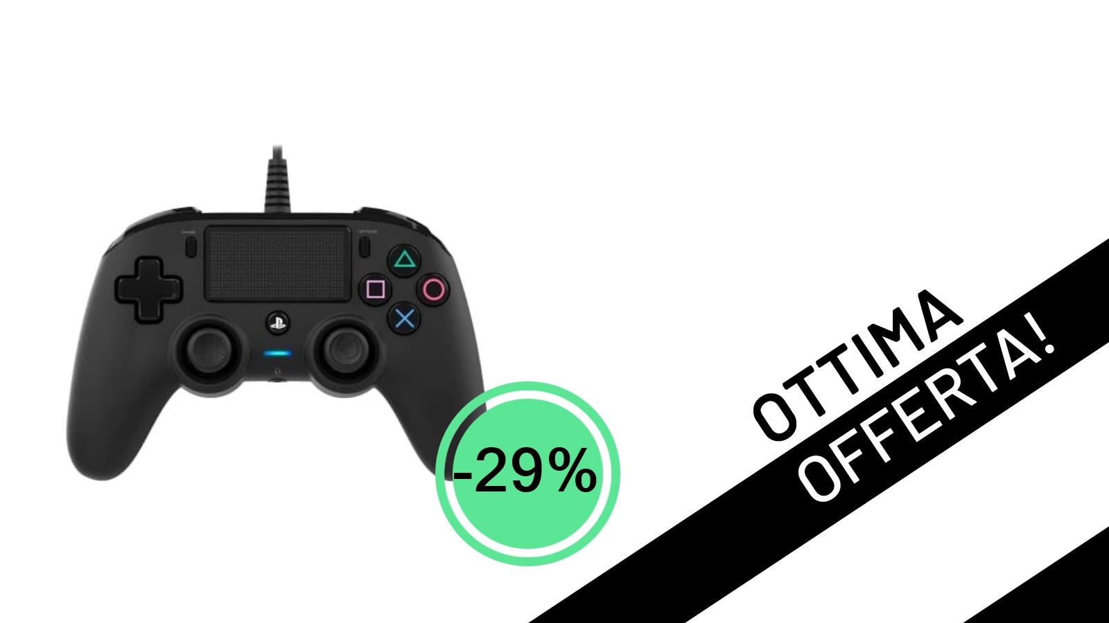 Il Controller BigBen Nacon Compatto per PS4 Scontato del 29%: Un Affare Imperdibile a Soli 29,90€!