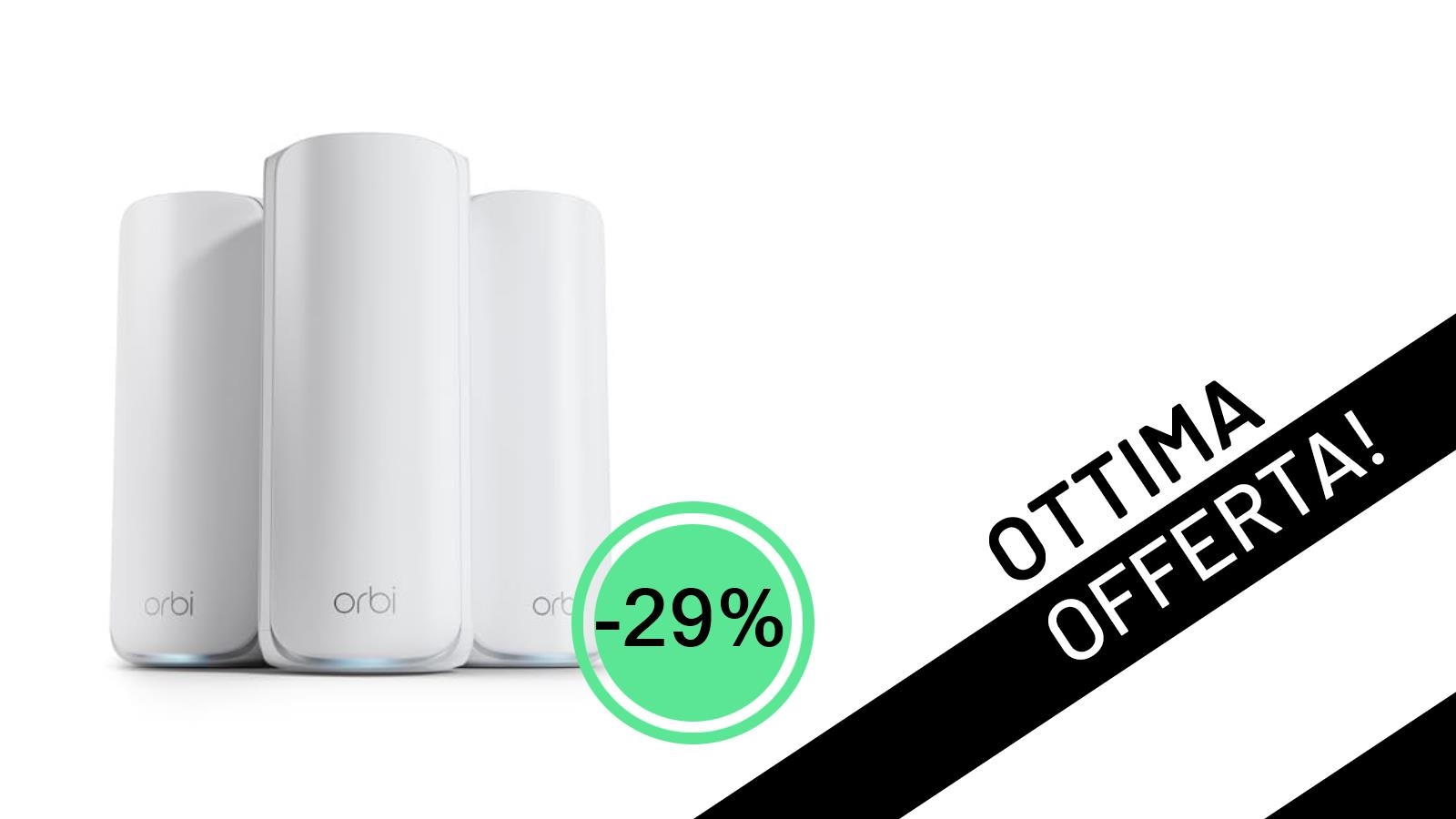 NETGEAR Orbi WiFi 7: Rete domestica definitiva con uno sconto imperdibile del 29%!