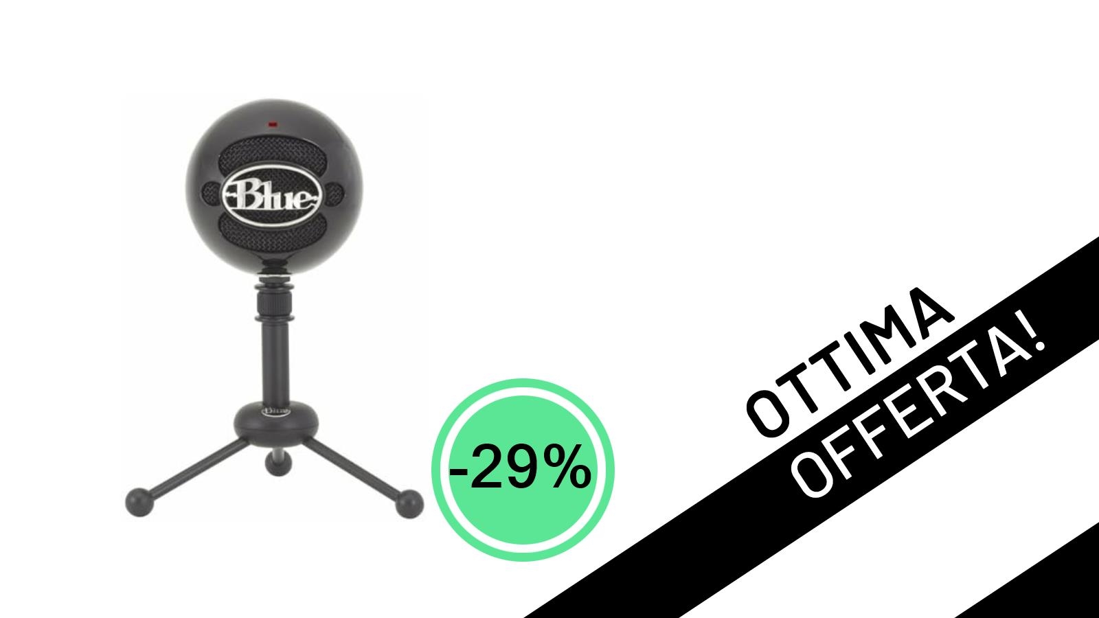 Non perdere il Blue Snowball di Logitech for Creators: qualità audio e design retrò a un prezzo incredibile!