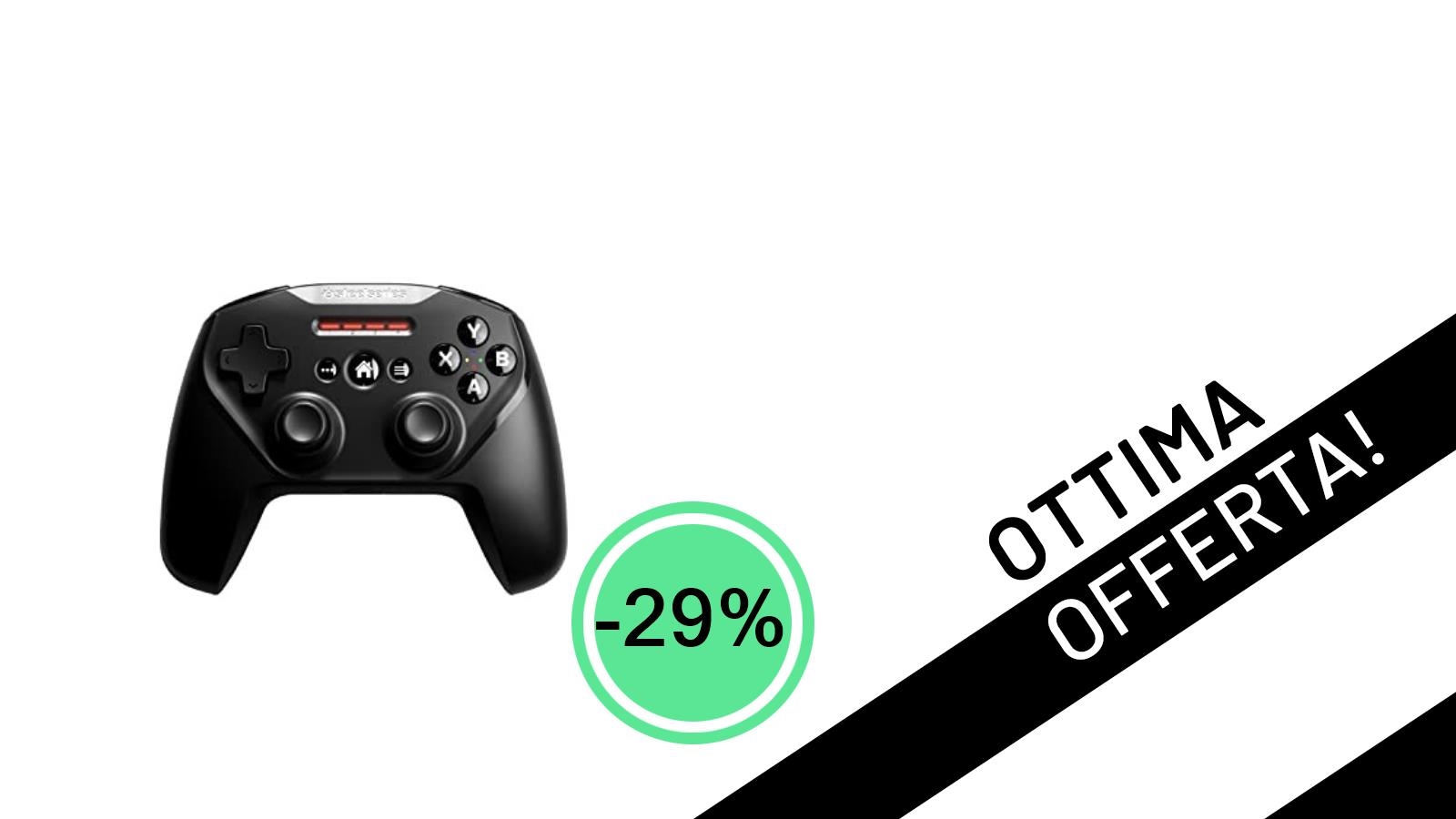 SteelSeries Nimbus+ in offerta: il controller wireless per iPhone, iPad e Apple TV al minimo storico (-29%)!