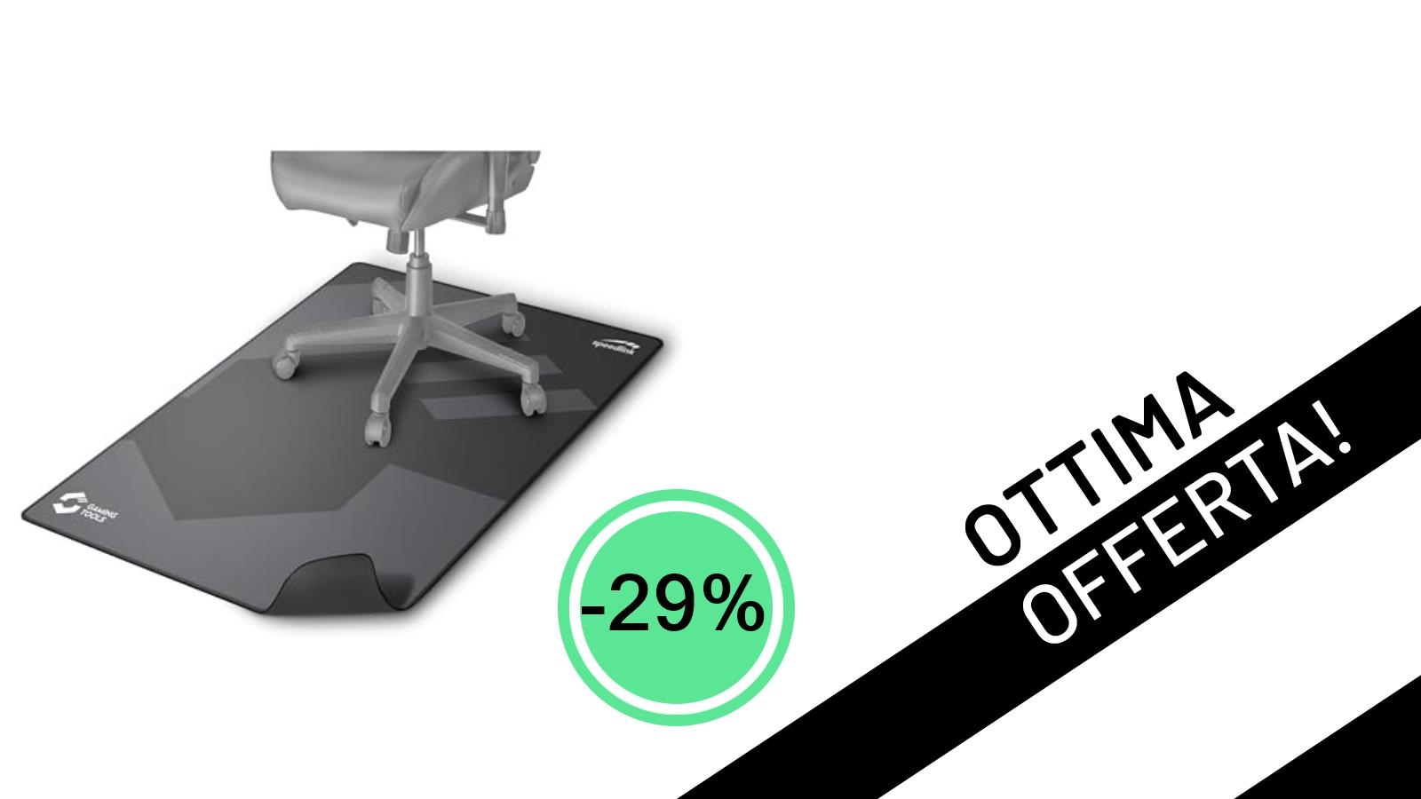 Speedlink GROUNID: il tappeto protettivo per la tua sedia gaming in super offerta a soli 29,99€!