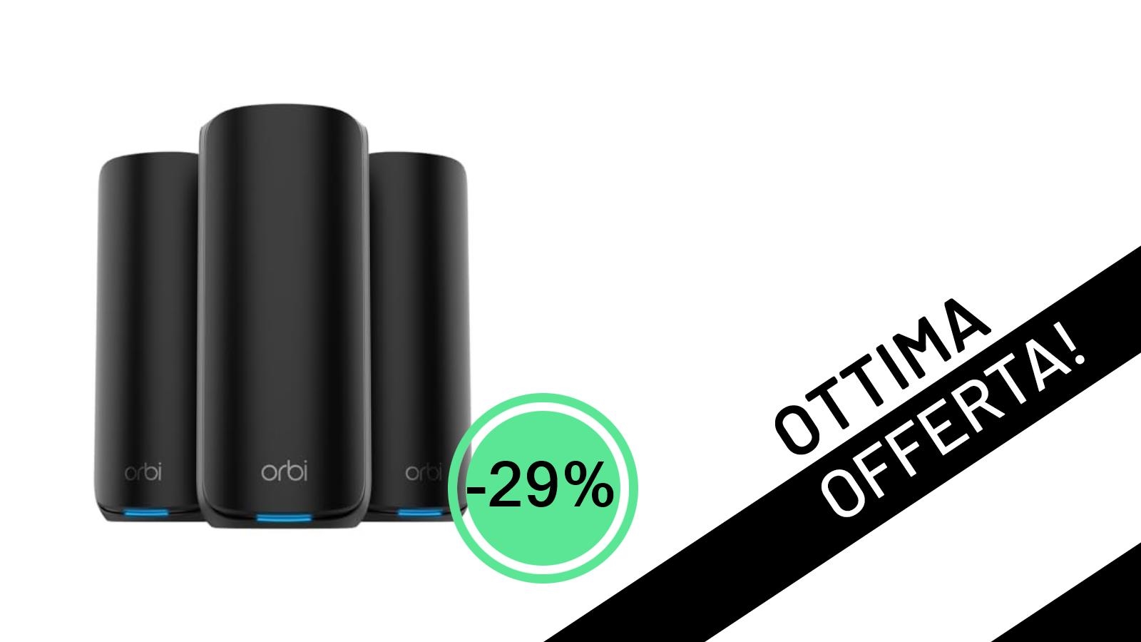 Offerta Imperdibile: NETGEAR Orbi WiFi 7 Serie 870 al Minimo Storico con Sconto del 29%!