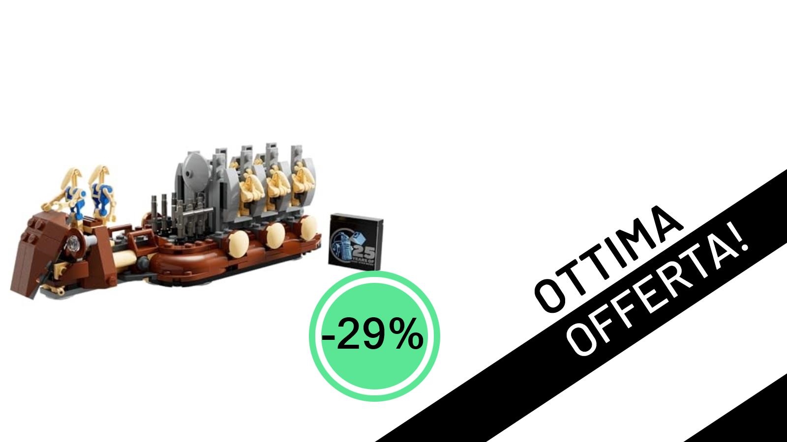 Imperdibile Offerta LEGO Star Wars: Il Trasportatore di Truppe della Federazione Commerciale con il 29% di Sconto a soli 70,37€