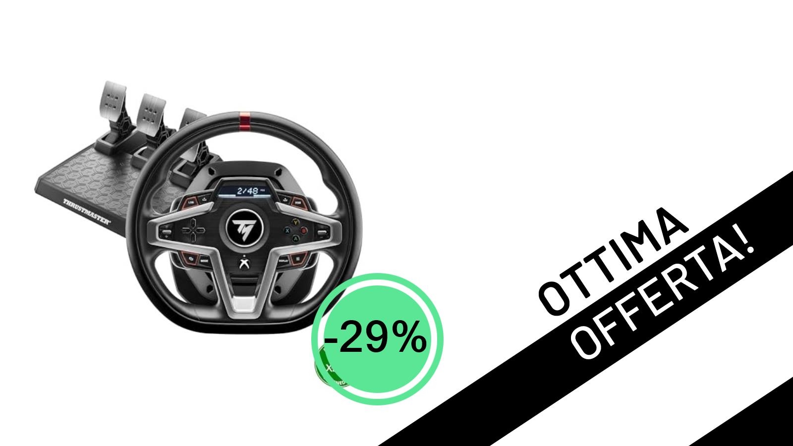 Offerta Imperdibile: Il Volante Thrustmaster T248 con Force Feedback a soli 249,99€!