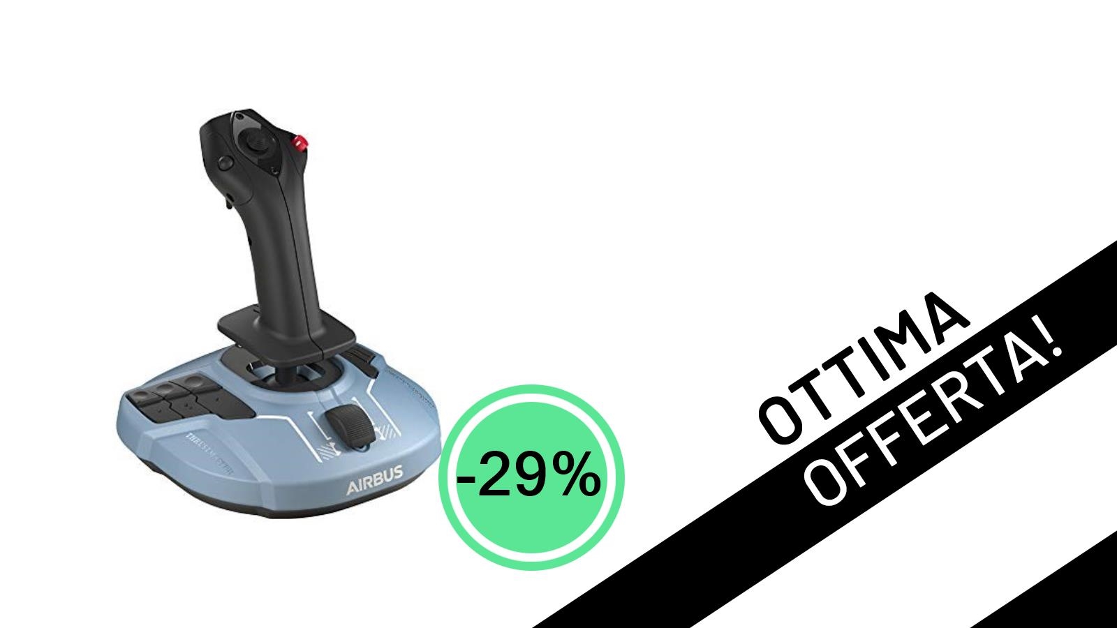 Offerta Imperdibile: Il Thrustmaster TCA Sidestick Airbus Edition con uno Sconto del -29% a Soli 49,99€!