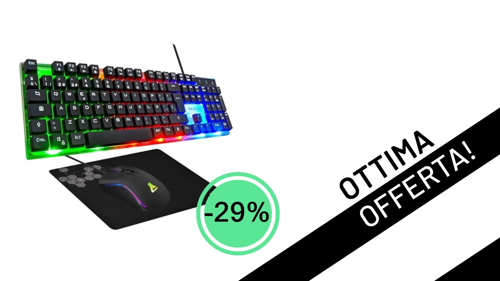Affare Imperdibile: Il Combo Gaming G-Lab Yttrium Scontato del 29% a Soli 27,30€!