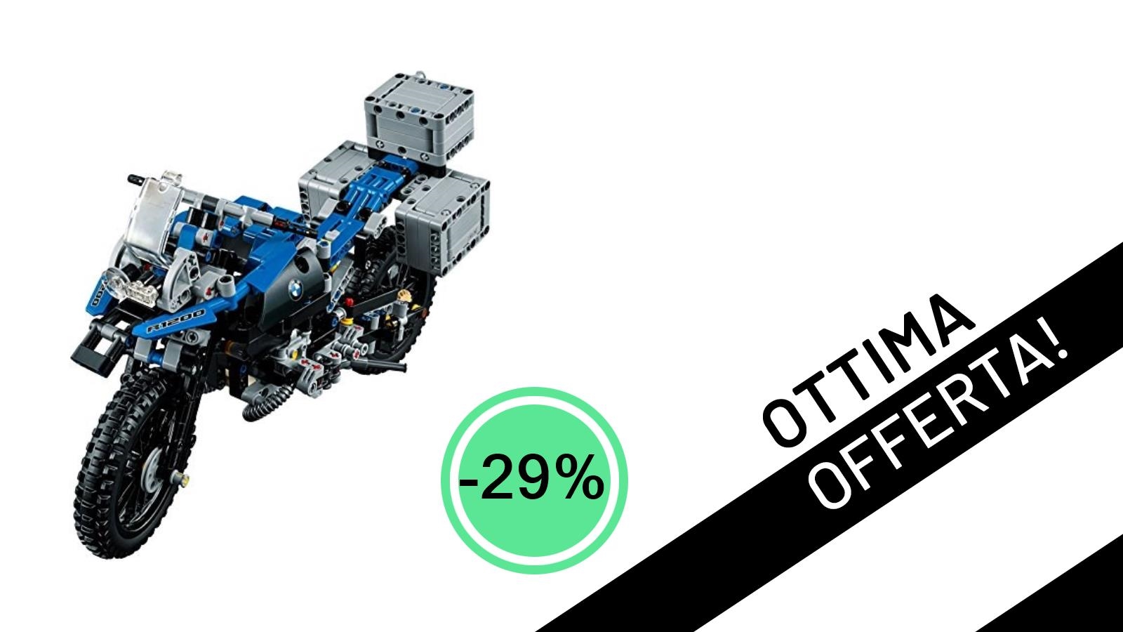 L'iconica BMW R 1200 GS Adventure di LEGO Technic in offerta imperdibile: -29%!