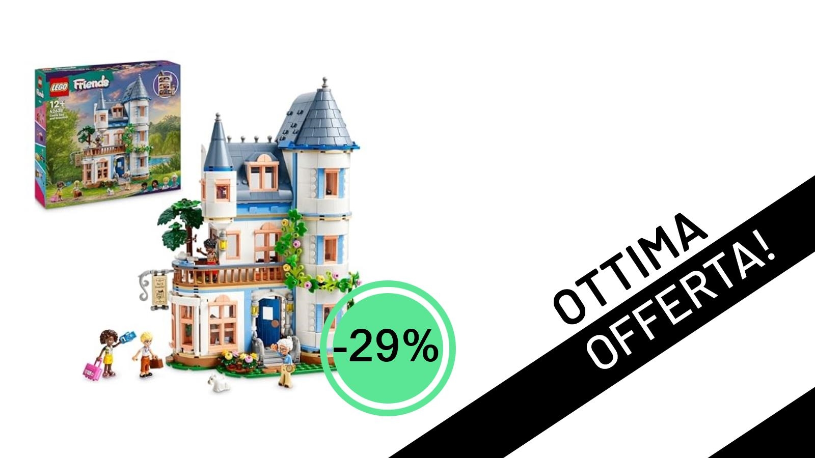 LEGO Friends Bed And Breakfast al Castello: Un Sogno in Offerta Scontato del 29%!