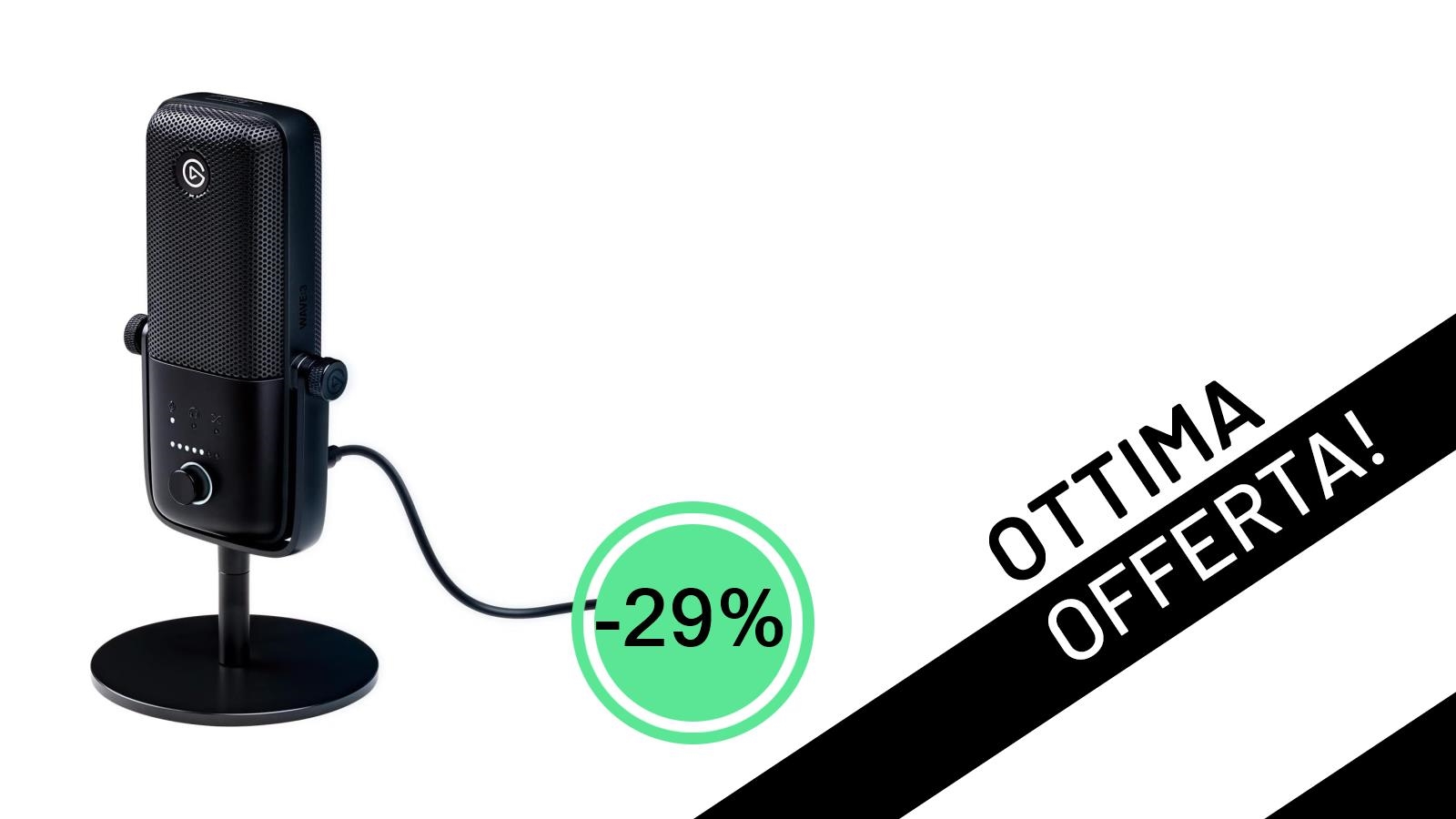 Elgato Wave:3 al minimo storico: il microfono premium per i tuoi contenuti a soli 119,99€!