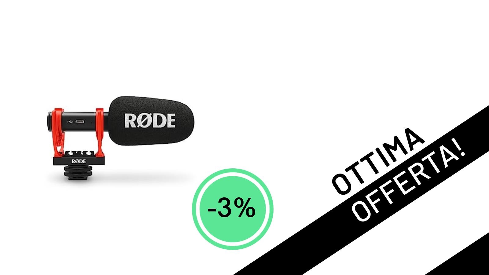 RØDE VideoMic GO II: Cattura l'Audio Perfetto per i Tuoi Contenuti, Ora in Offerta!