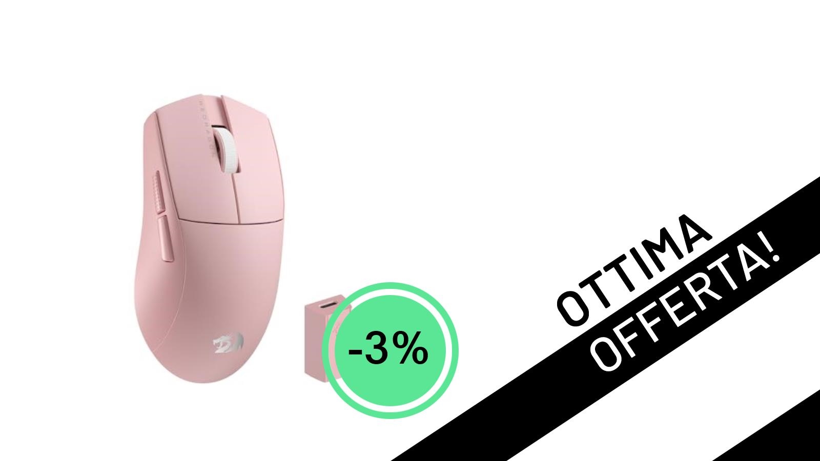 Redragon M916 PRO: Il Mouse Gaming Wireless 4K Ultraleggero in Offerta Imperdibile!