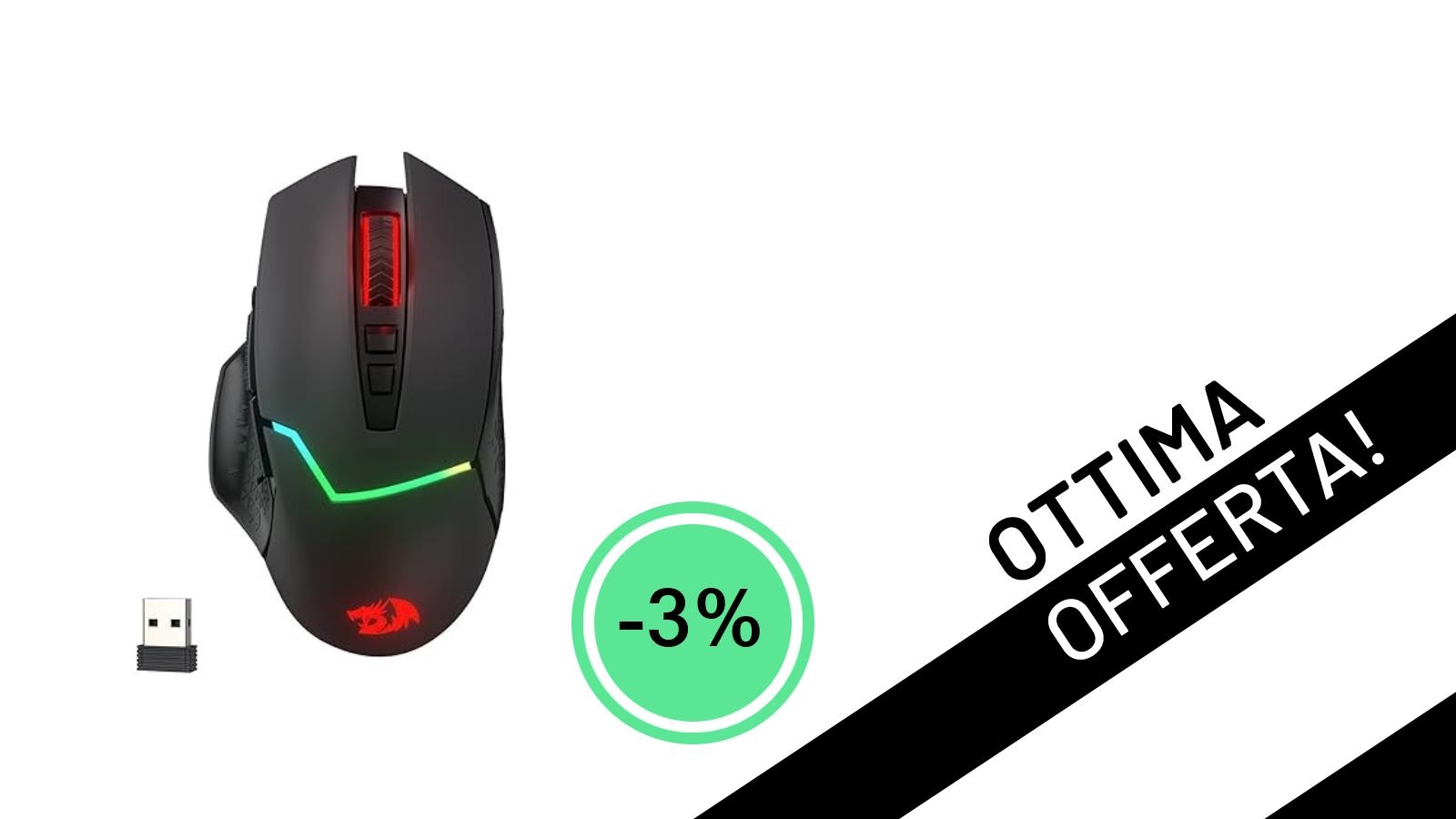 Redragon M690 PRO in Offerta: Il Mouse Gaming Wireless che Non Ti Aspetti a soli 29,64€!