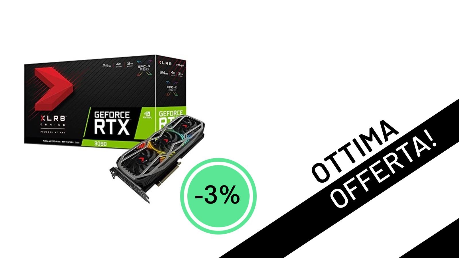PNY RTX 3090: La potenza gaming definitiva ora tua con uno sconto imperdibile!