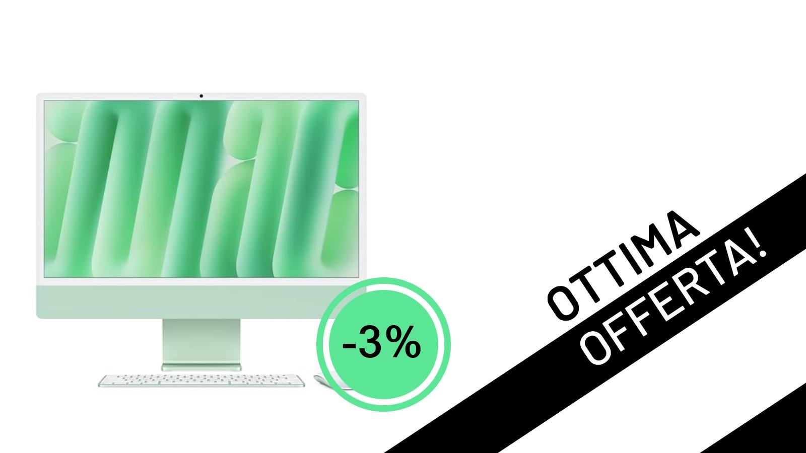 Apple iMac M4 Verde in Offerta: Potenza All-in-One con Sconto Esclusivo!