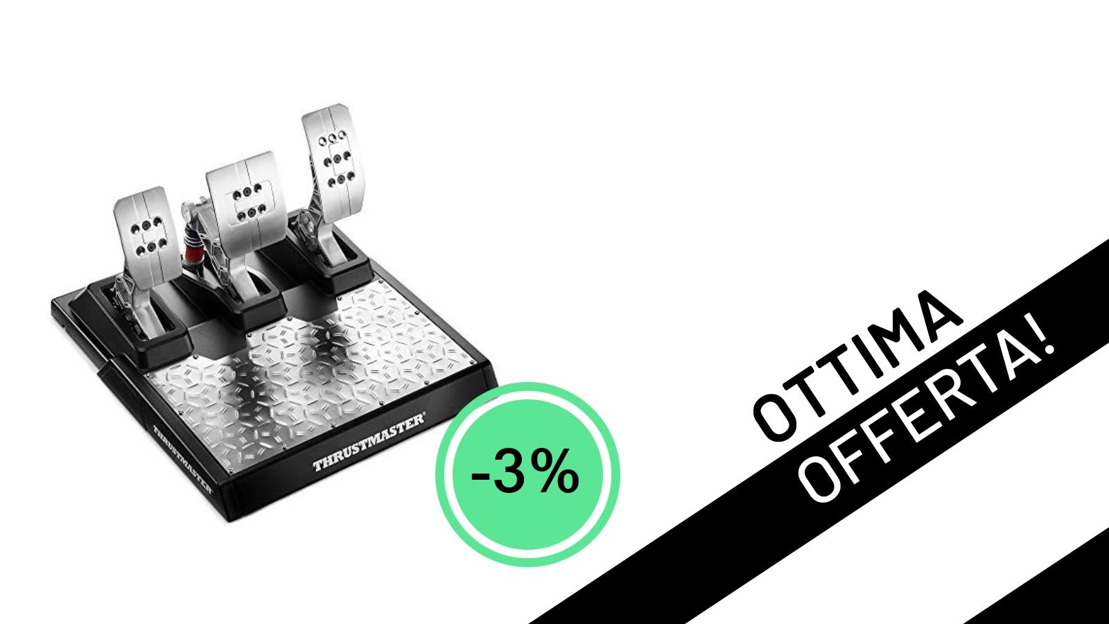 Thrustmaster T-LCM Pedals: Precisione al -3% per soli 289,96€!