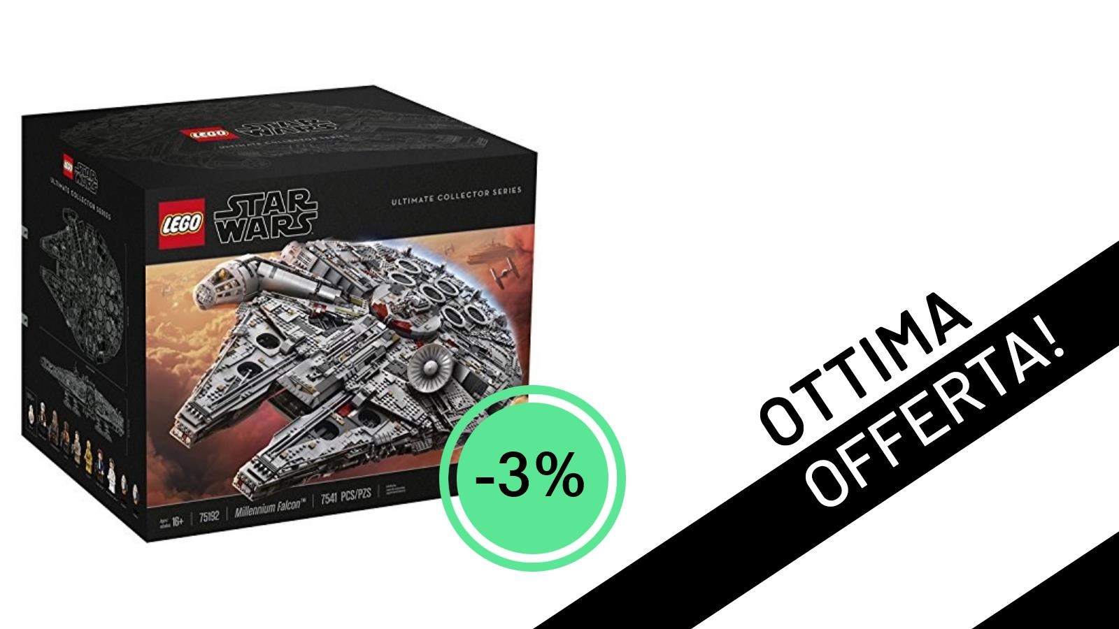 Un'occasione galattica: Il Millennium Falcon LEGO UCS 75192 in offerta speciale!