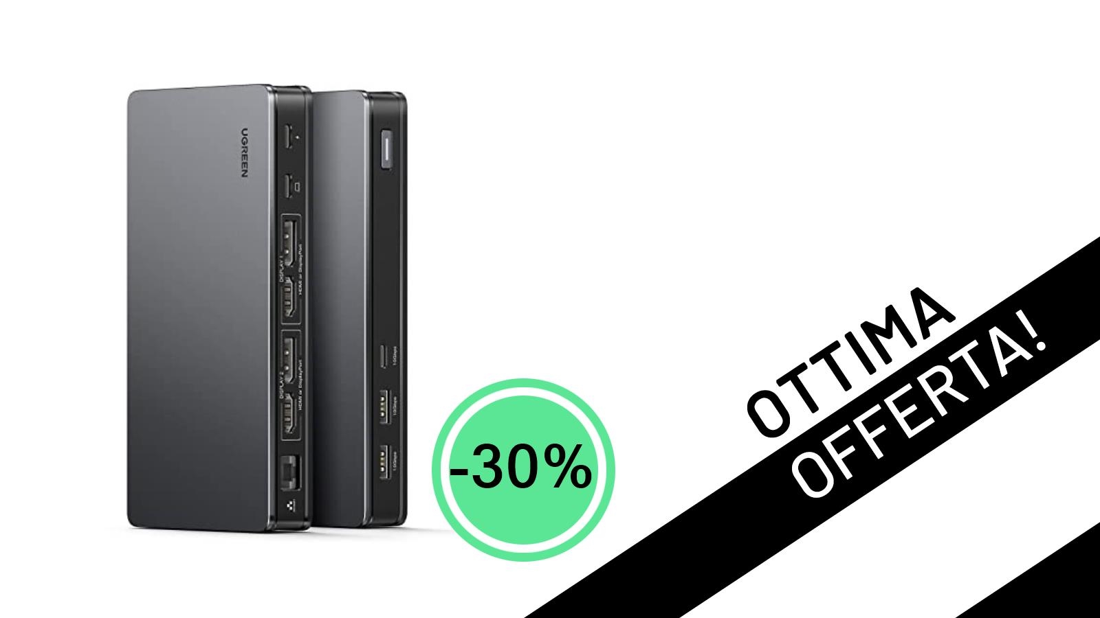 UGREEN Revodok Pro 209: La Docking Station 9-in-1 Definitiva Scontata del 30% a Soli 115,49€!